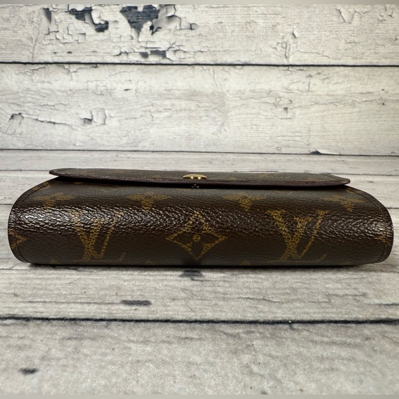 Louis Vuitton Porte Tresor Etui Papier Trifold Wallet Brown Monogram Canvas - Picture 5 of 15